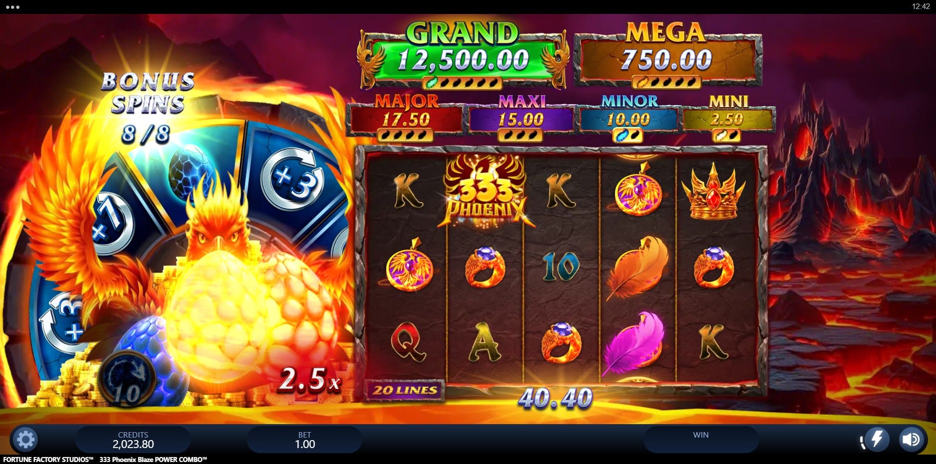 333 Phoenix Blaze Power Combo slot