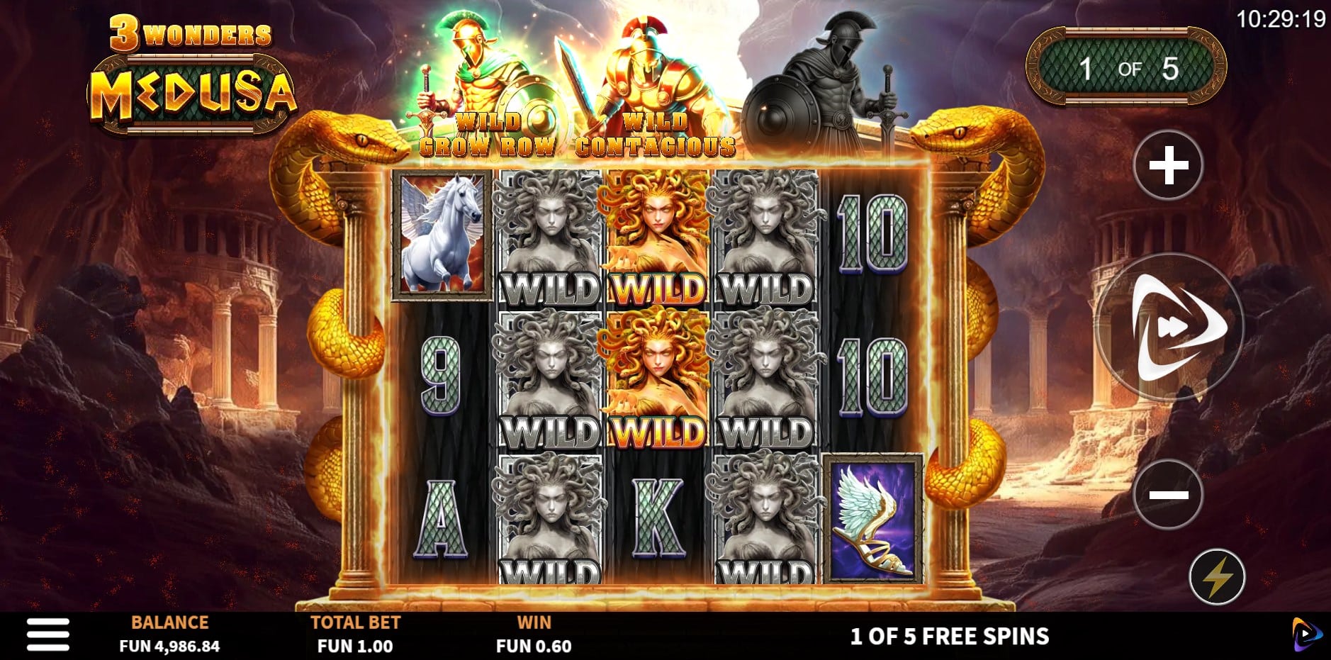 3 Wonders Medusa slot