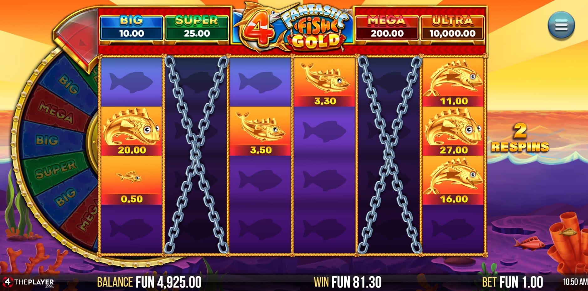 4 Fantastic Fish Gold slot