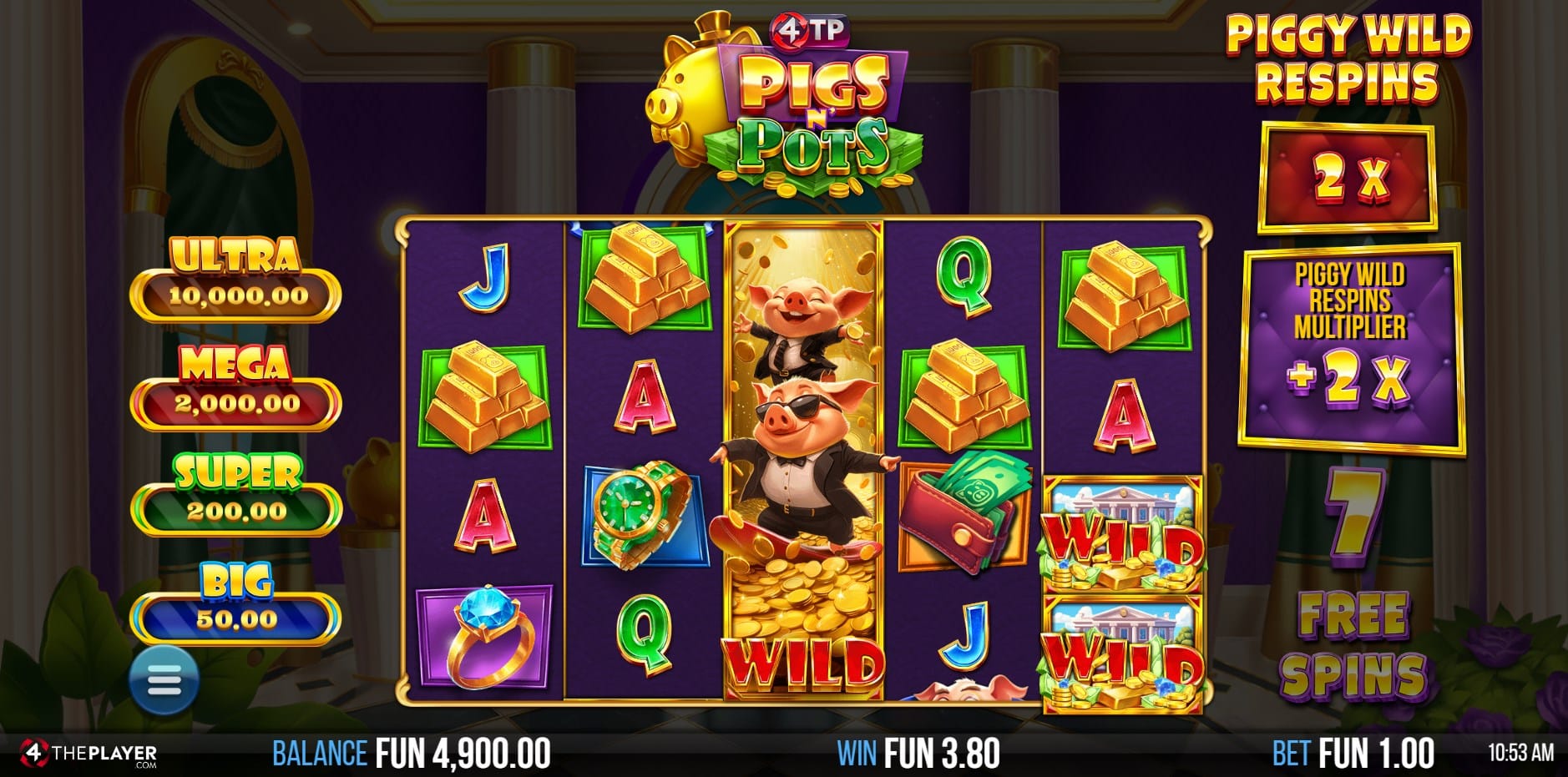 4TP Pigs N' Pots slot