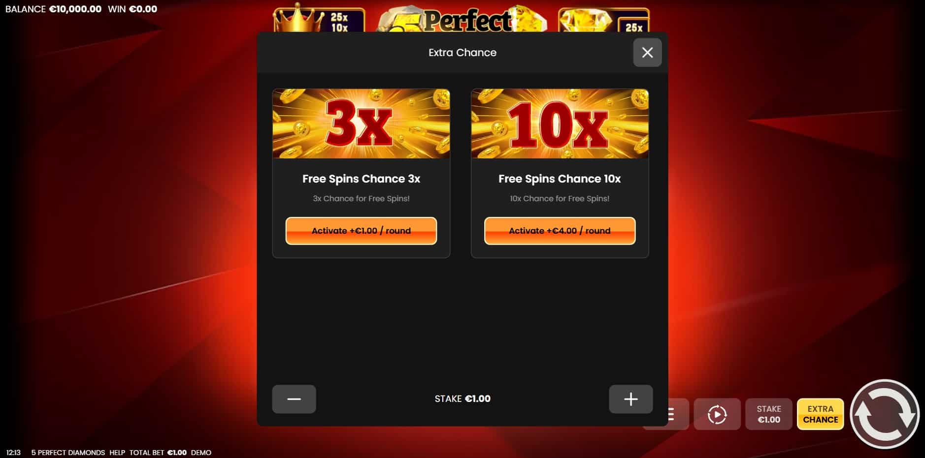 5 Perfect Diamonds slot