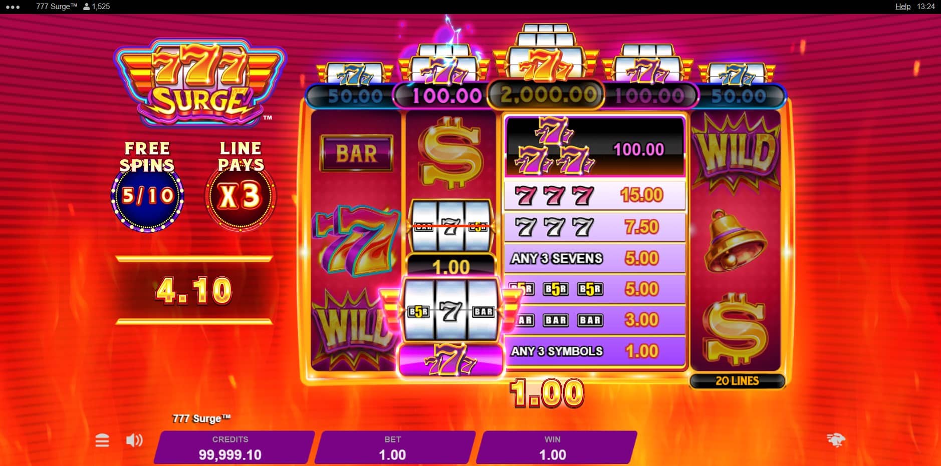 777 Surge slot