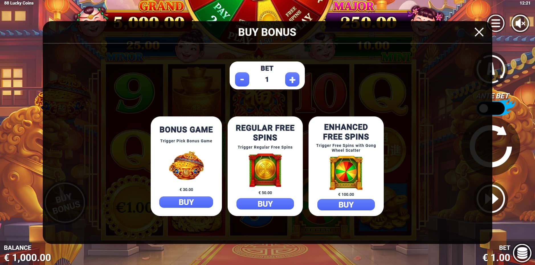 88 Lucky Coins slot