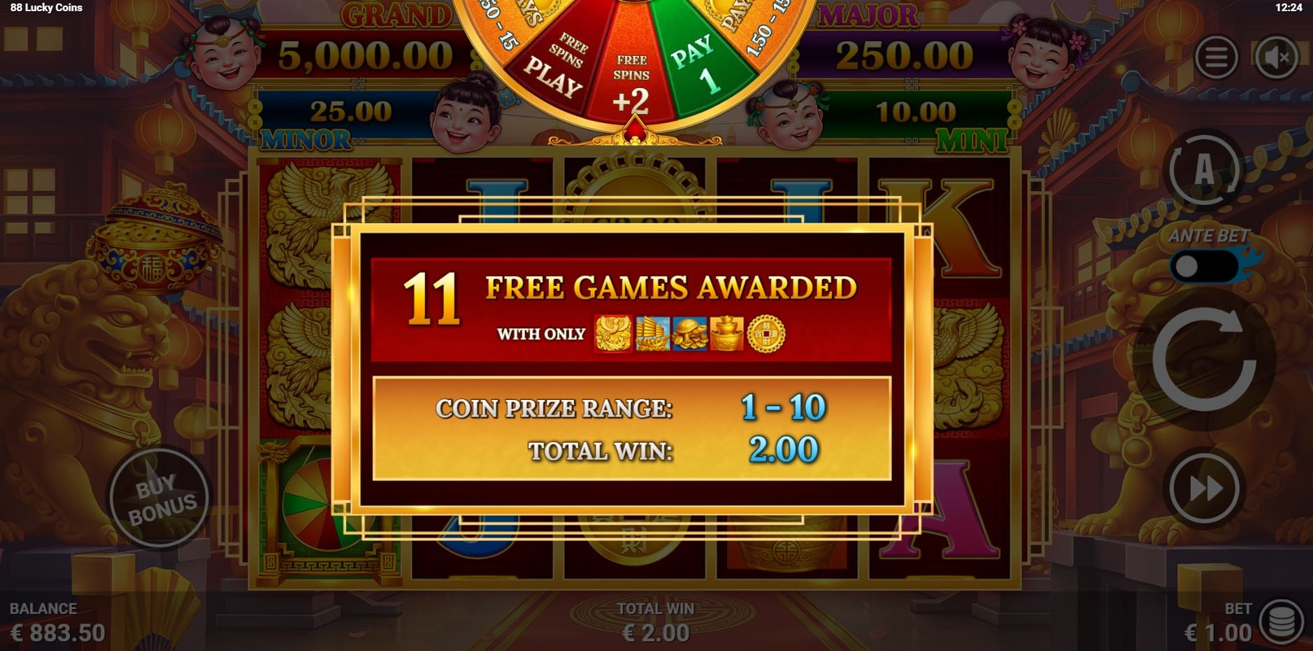 88 Lucky Coins slot