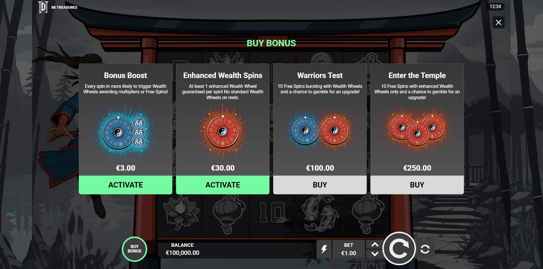 88 Treasures slot