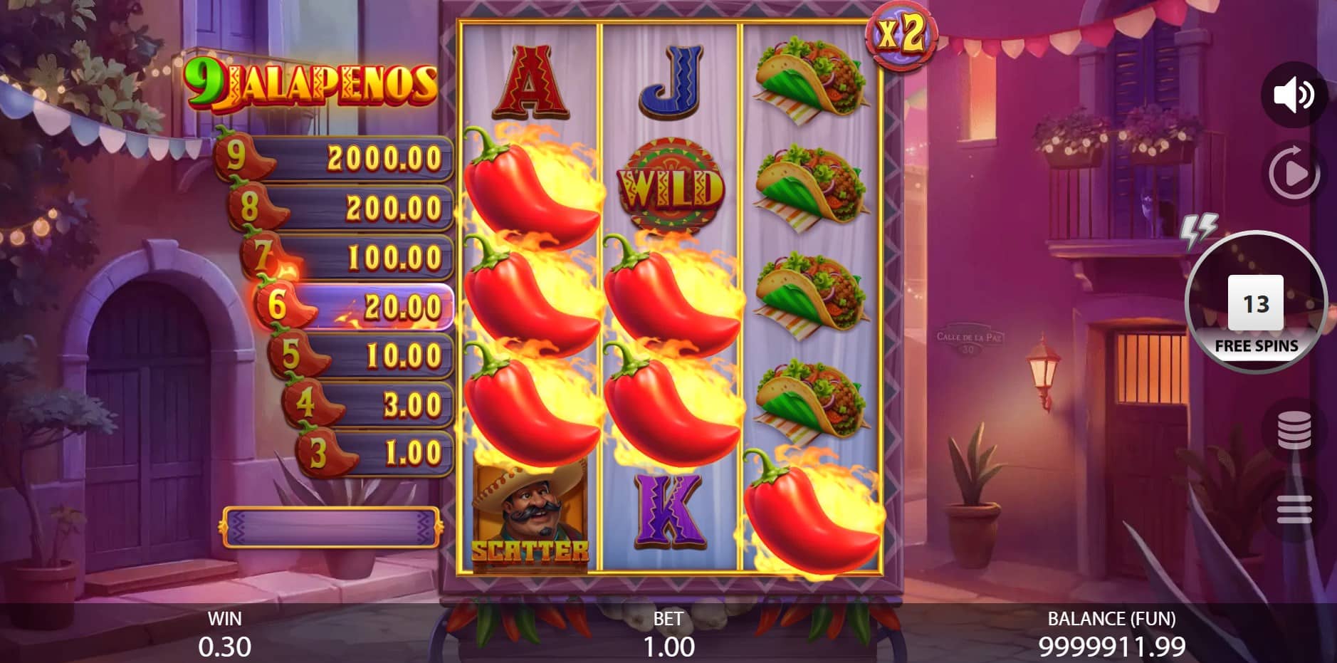 9 Jalapenos slot
