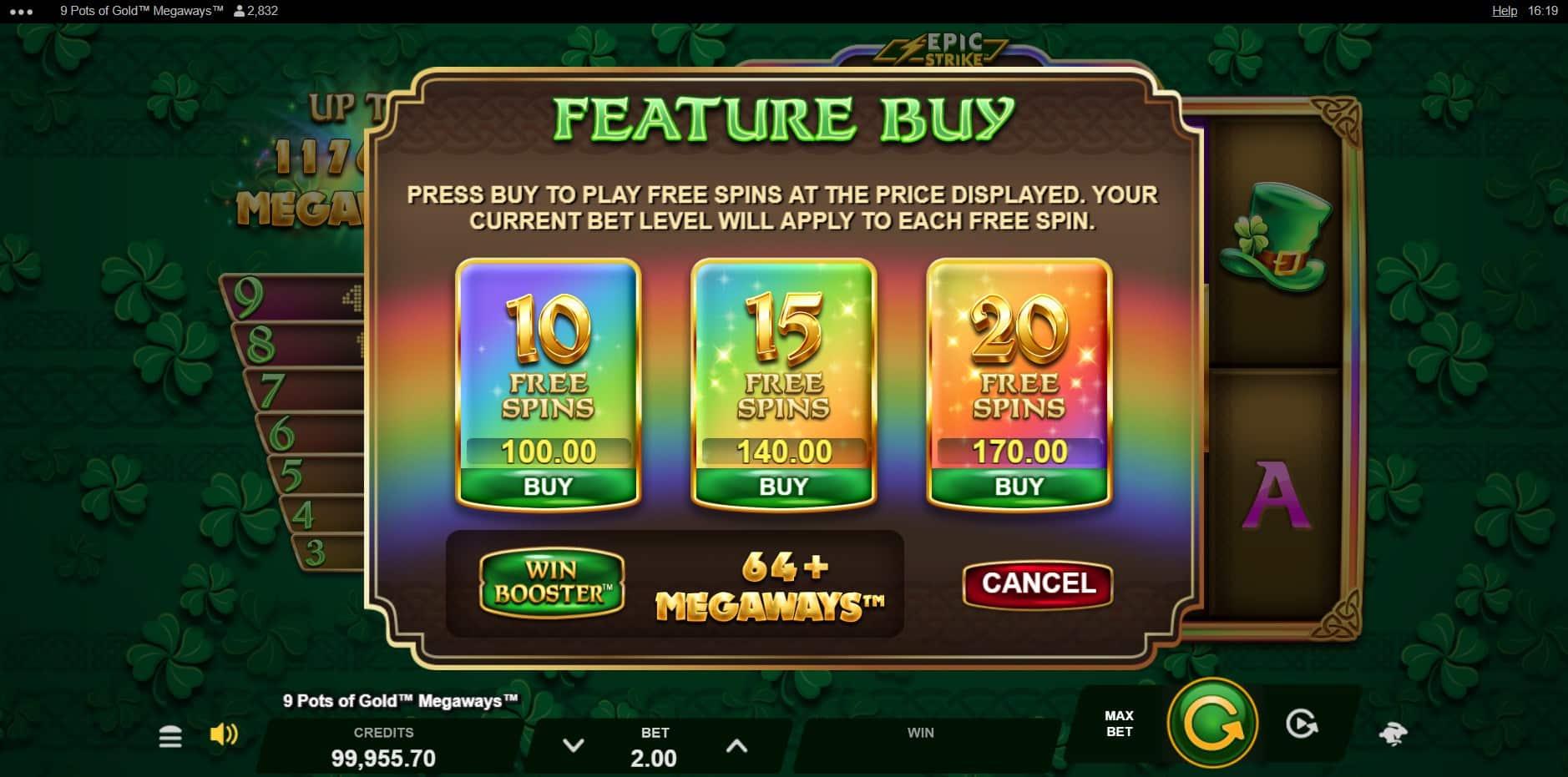 9 Pots of Gold Megaways slot