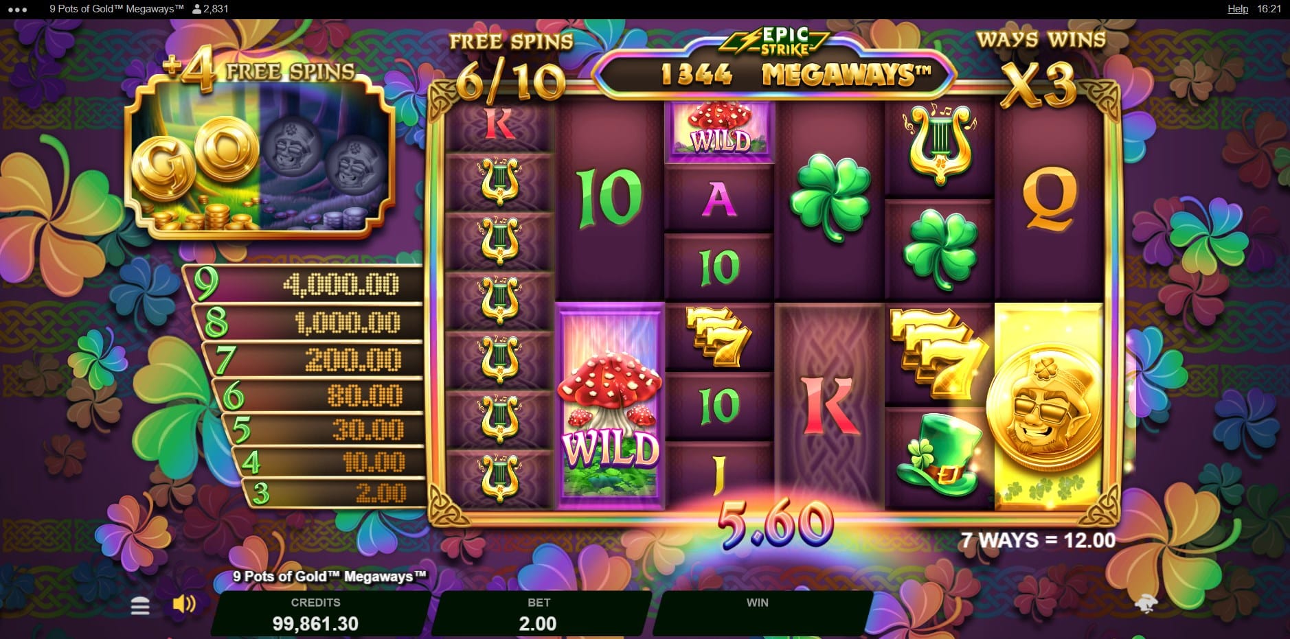 9 Pots of Gold Megaways slot