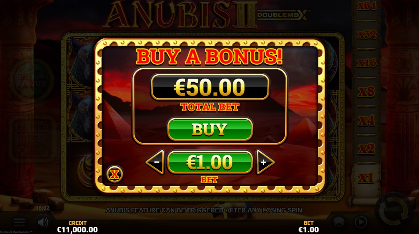 Anubis 2 DoubleMax Slot
