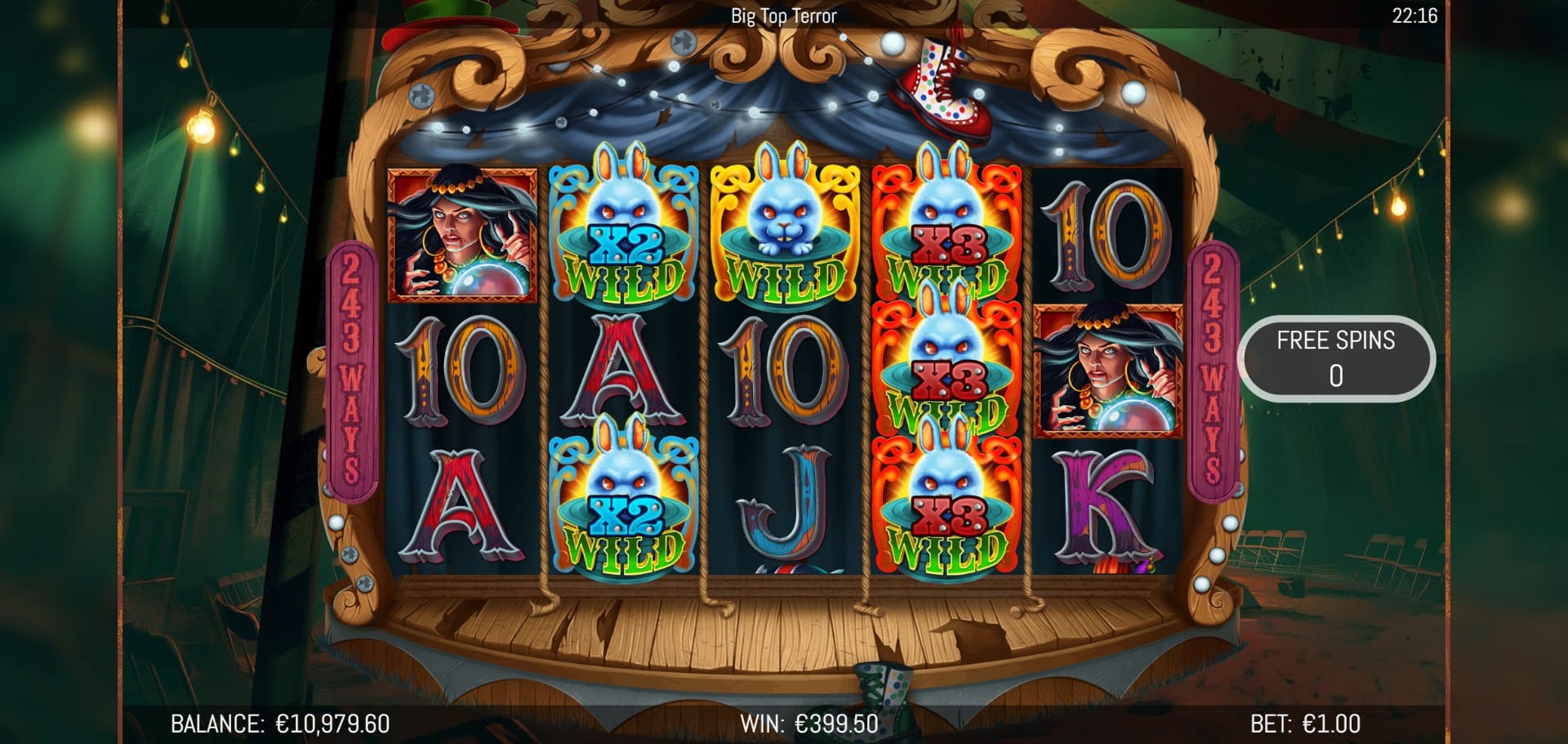 Big Top Terror Slot