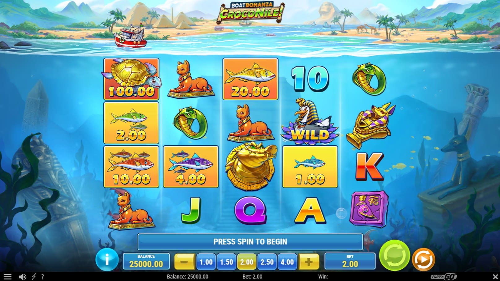 Boat Bonanza CrocoNile! Slot