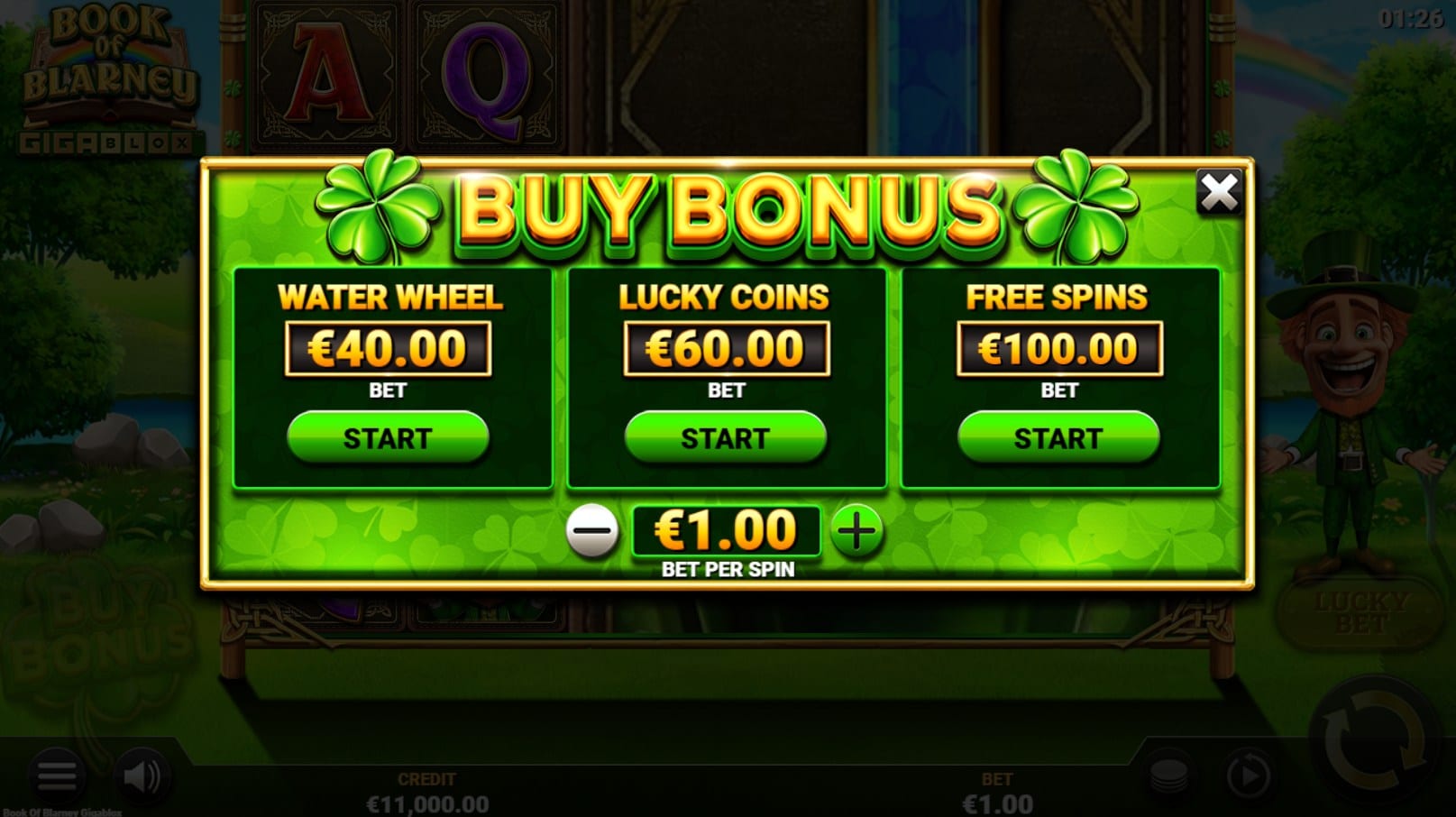 Book of Blarney GigaBlox Slot