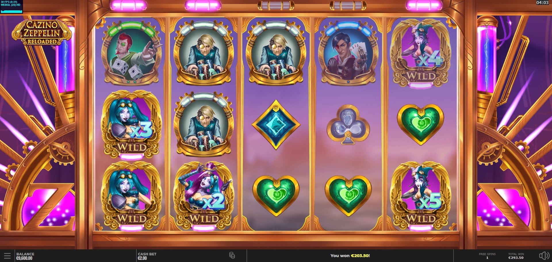 Cazino Zeppelin Reloaded Slot