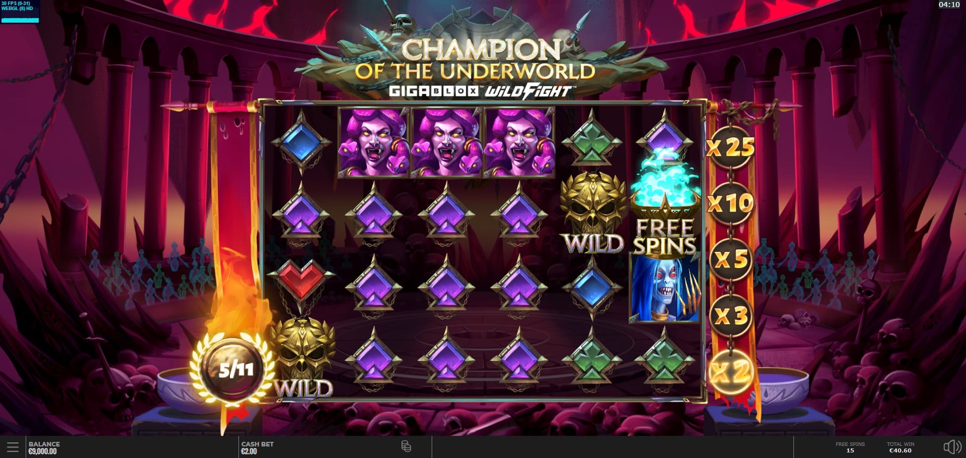 Champion of the Underworld Slot