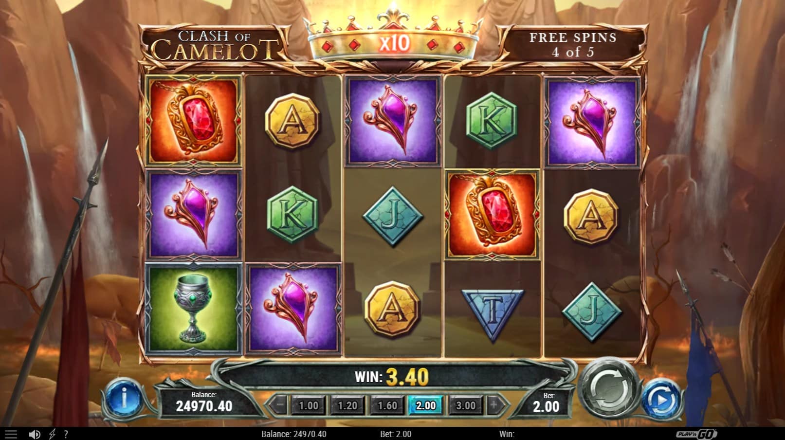 Clash of Camelot Slot