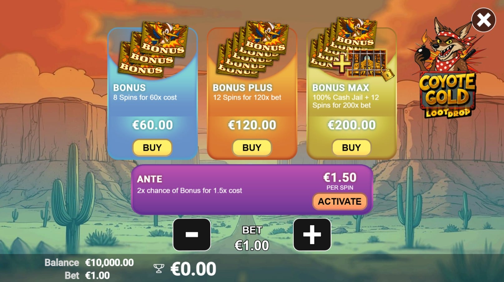 Coyote Gold Slot