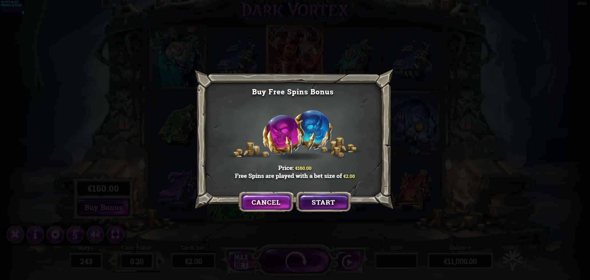 Dark Vortex Slot