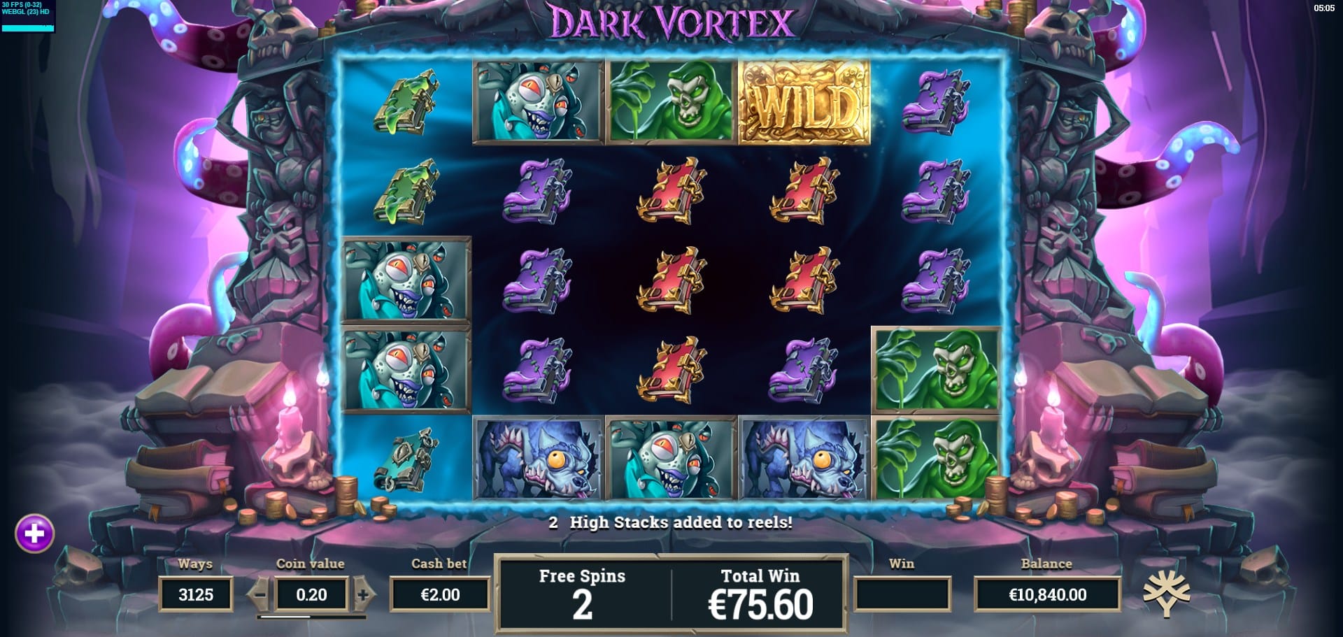 Dark Vortex Slot
