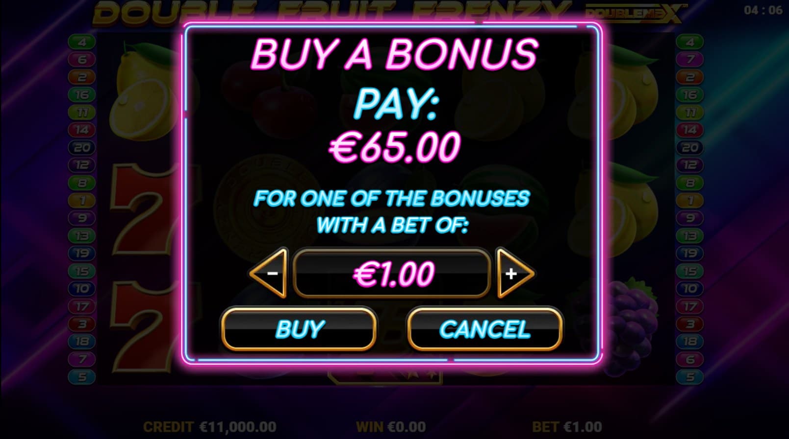 Double Fruit Frenzy DoubleMax Slot