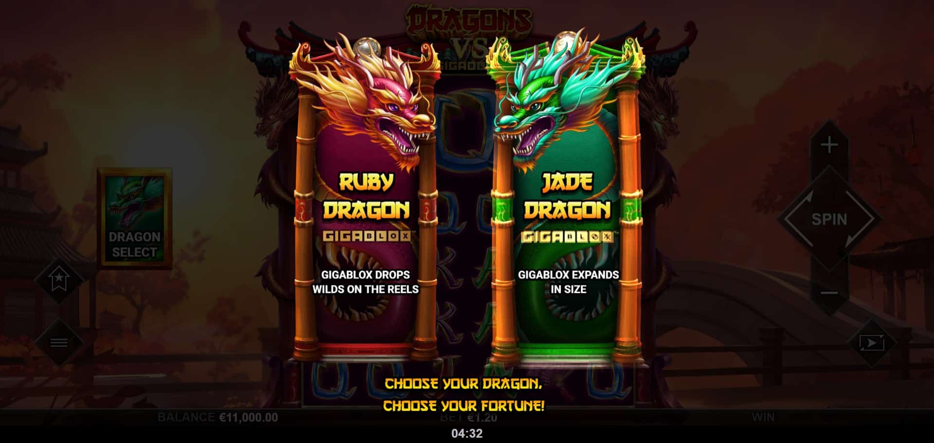 Dragons vs GigaBlox Slot