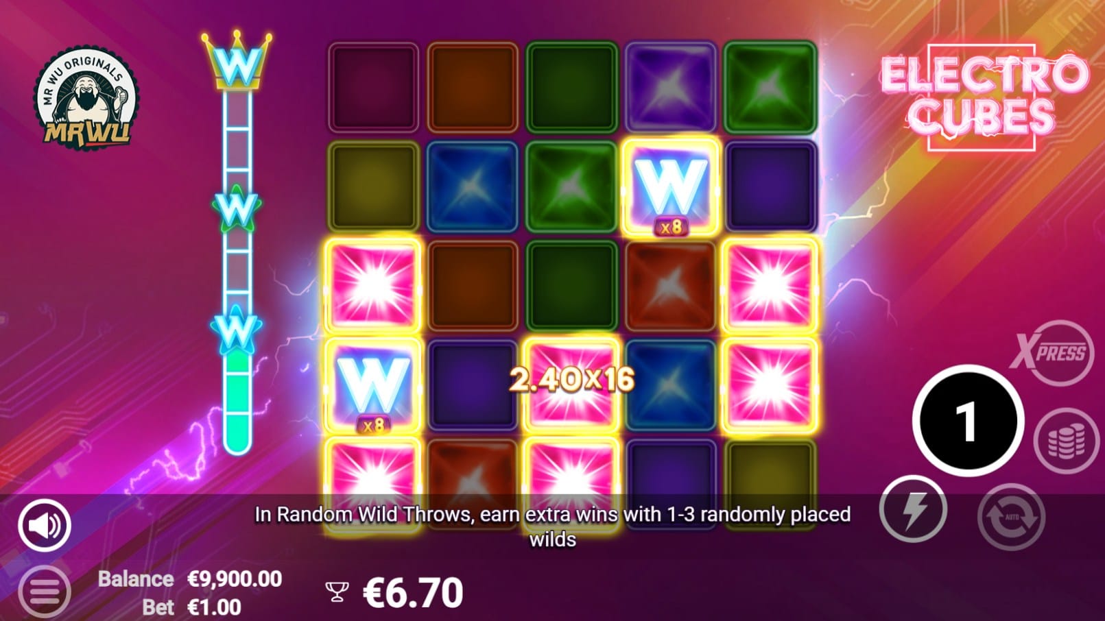 Electro Cubes Slot