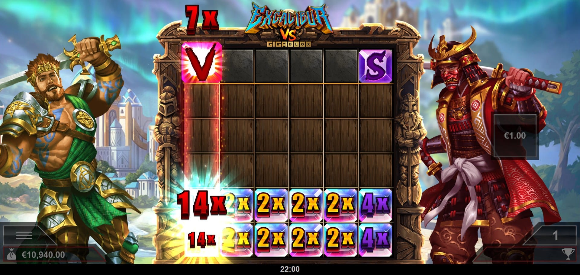 Excalibur VS Gigablox Slot