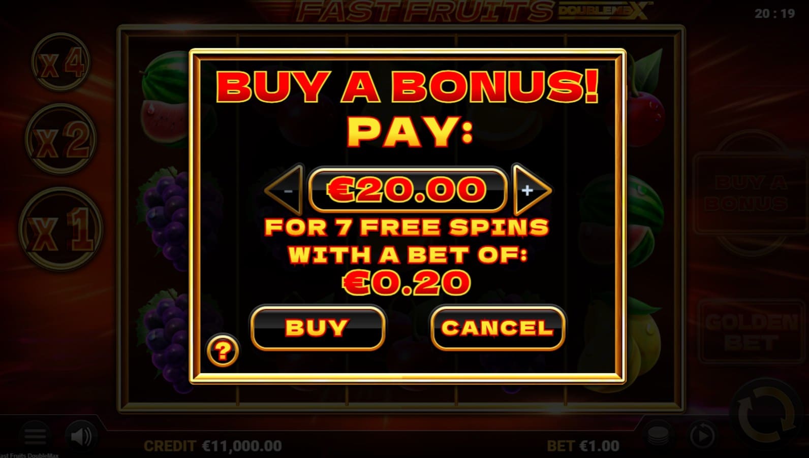 Fast Fruits DoubleMax Slot