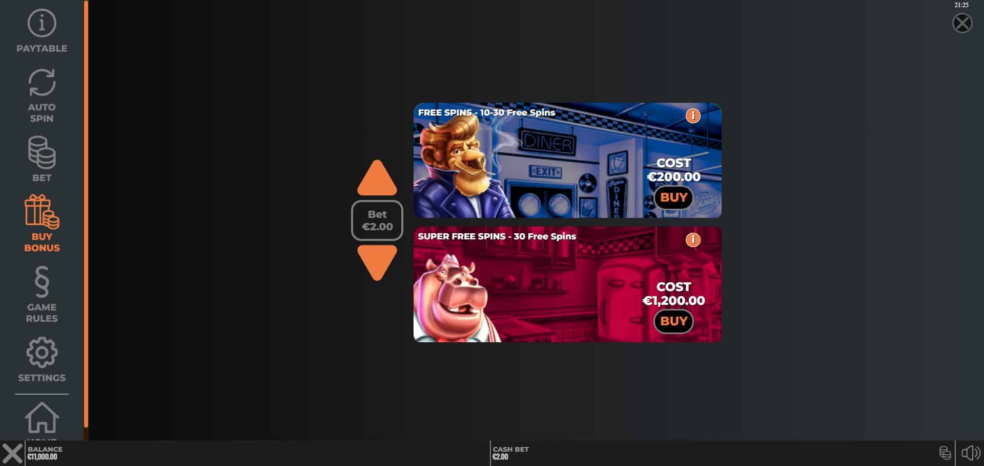 Fatz’s Diner Slot