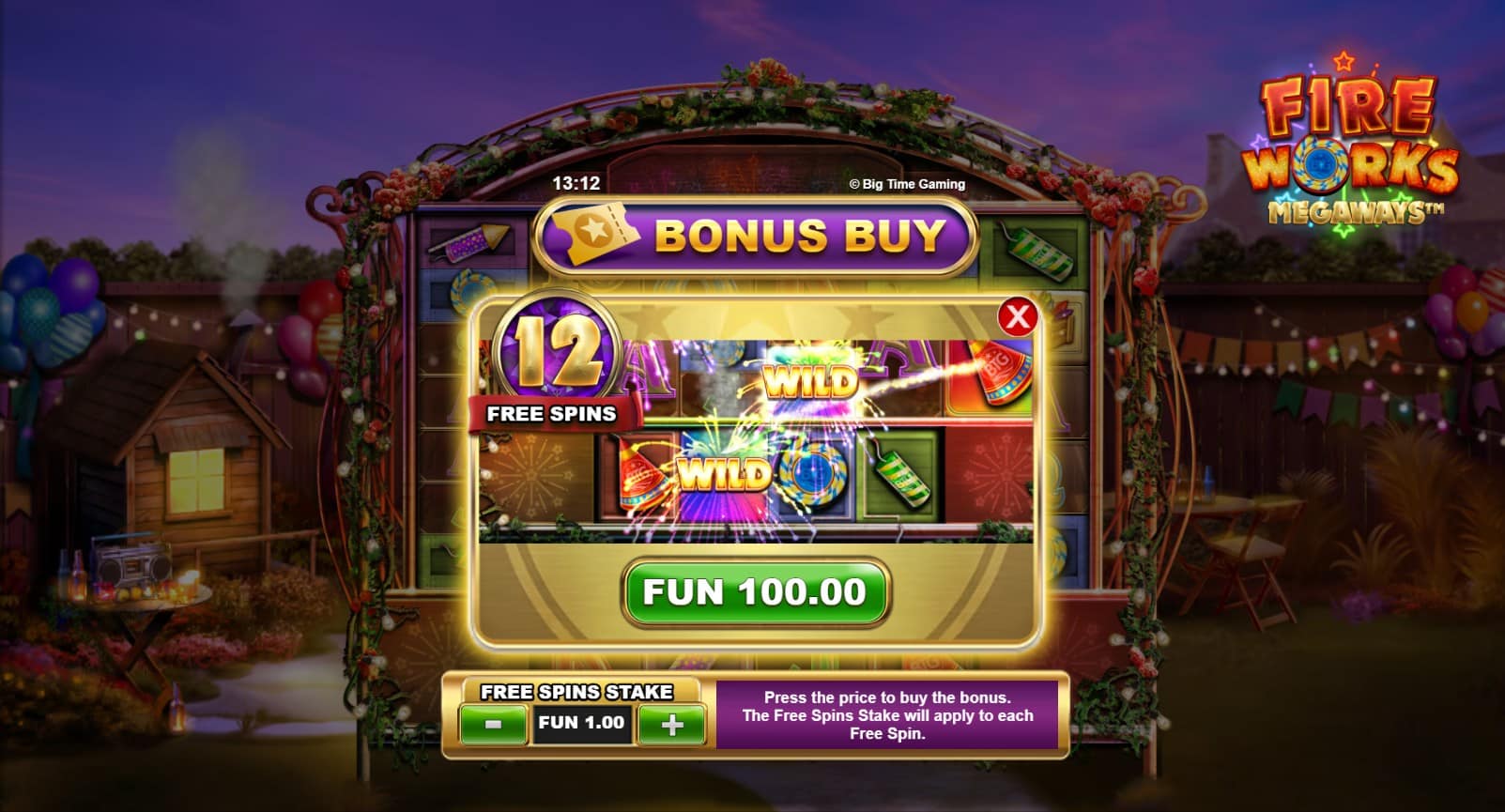 Fireworks Megaways Slot