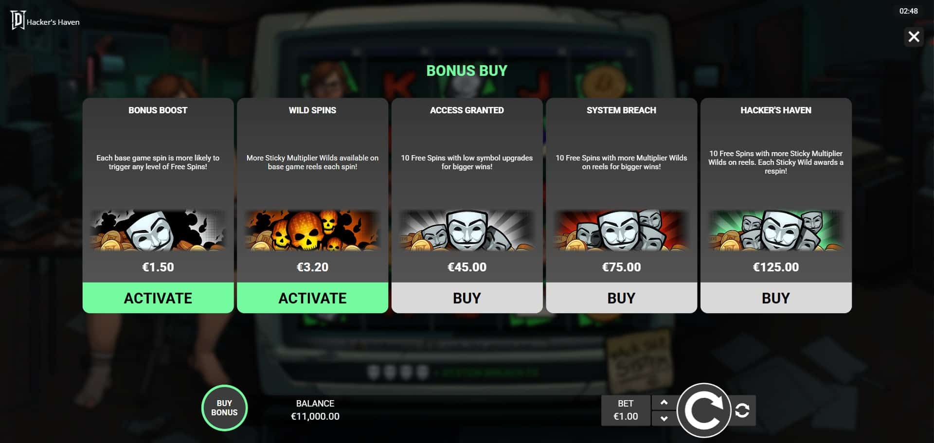 Hackers Haven Slot