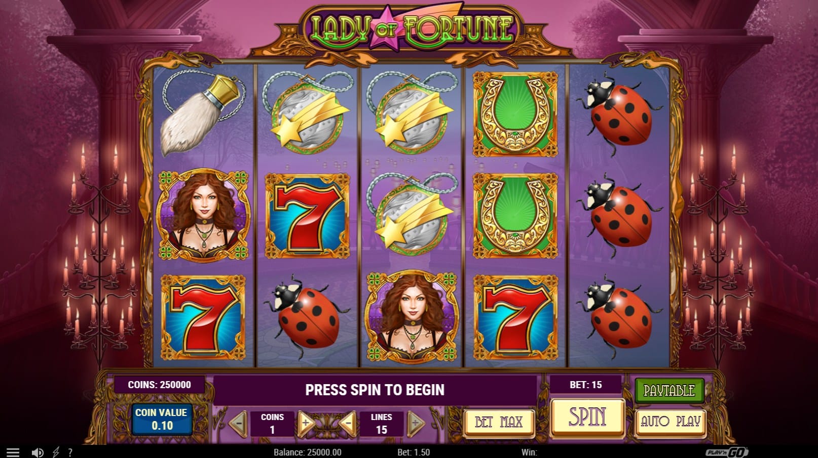 Lady of Fortune Slot
