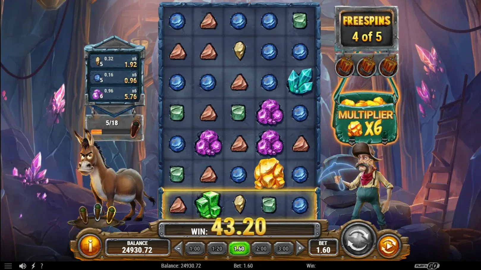 Miner Donkey Trouble Slot