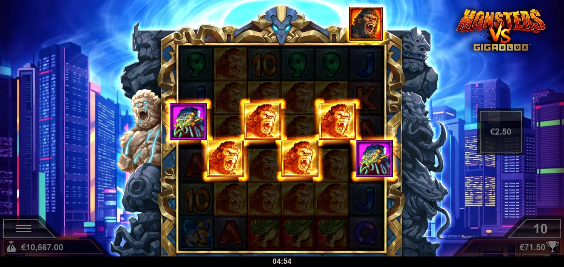 Monsters vs Gigablox Slot