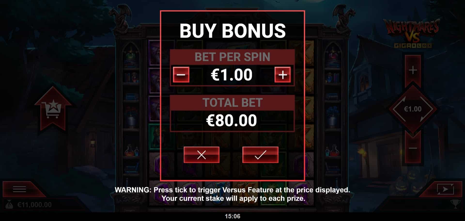 Nightmares VS GigaBlox Slot