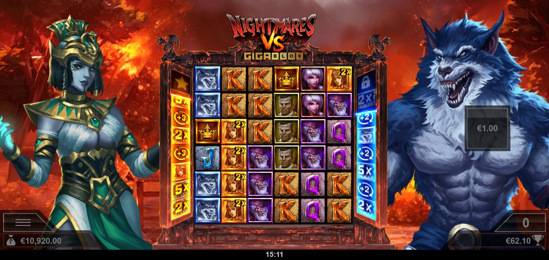 Nightmares VS GigaBlox Slot