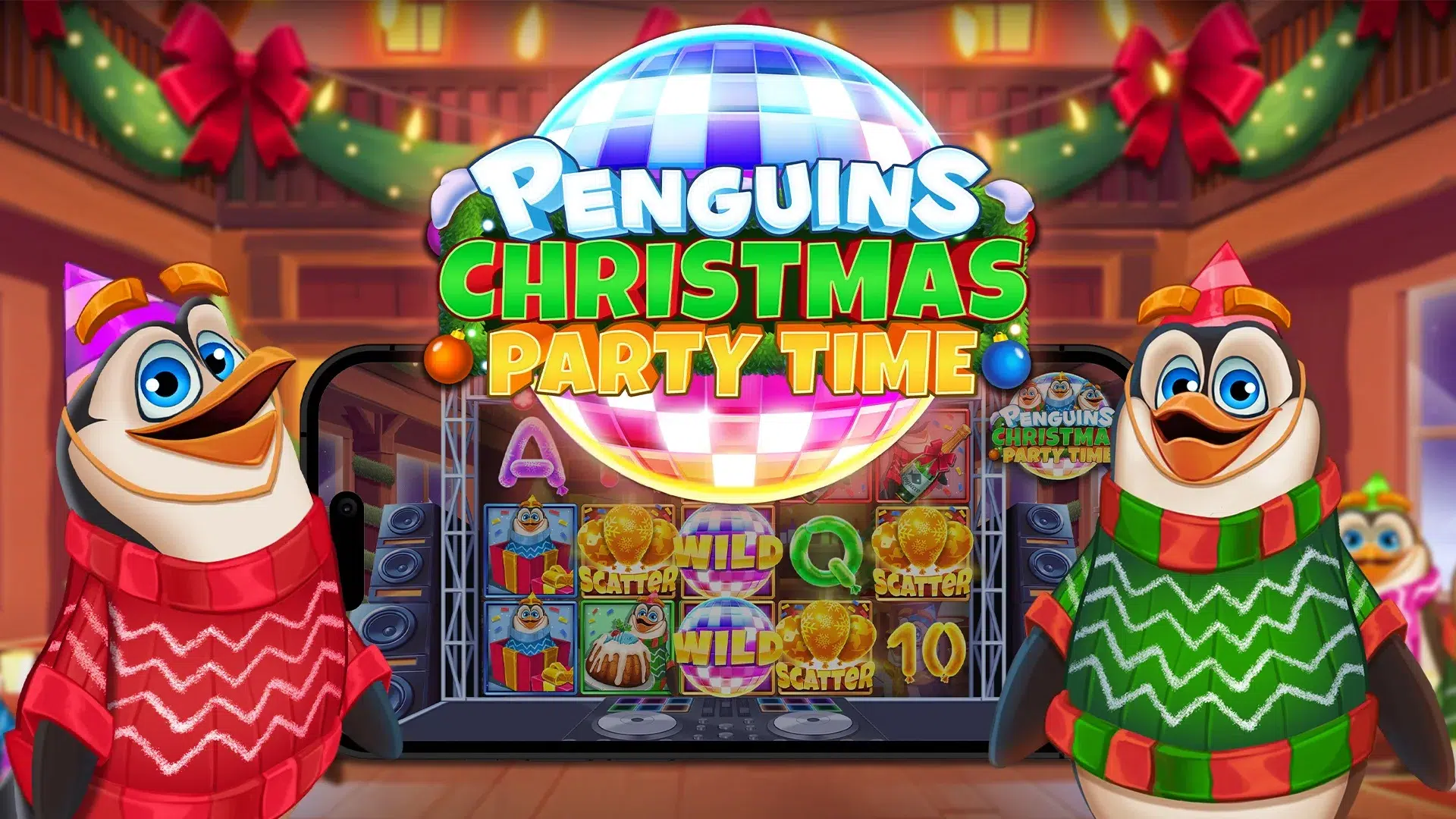 Slot Penguins Christmas Party Time