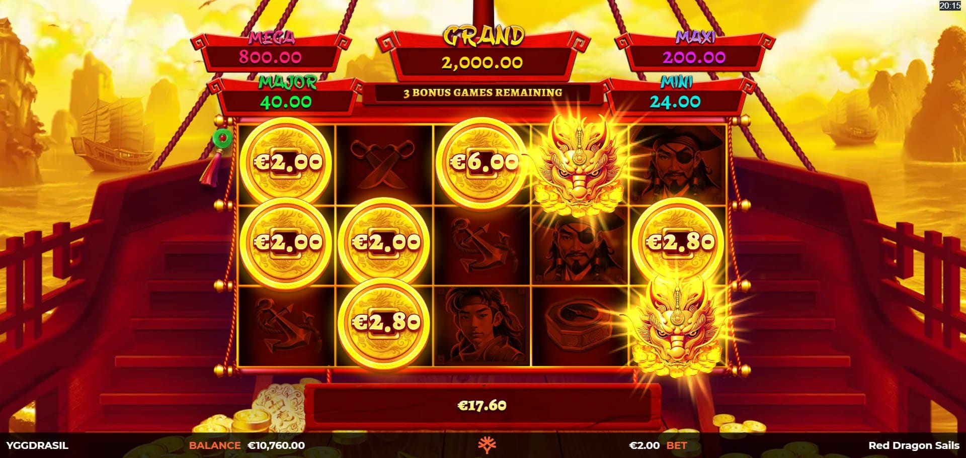 Red Dragon Sails Slot