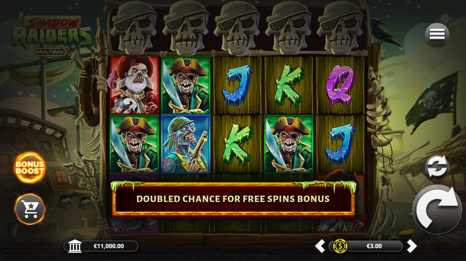 Shadow Raiders MultiMax Slot