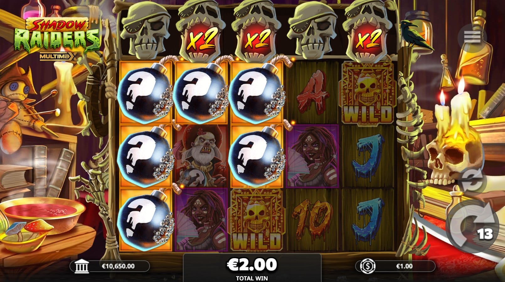 Shadow Raiders MultiMax Slot