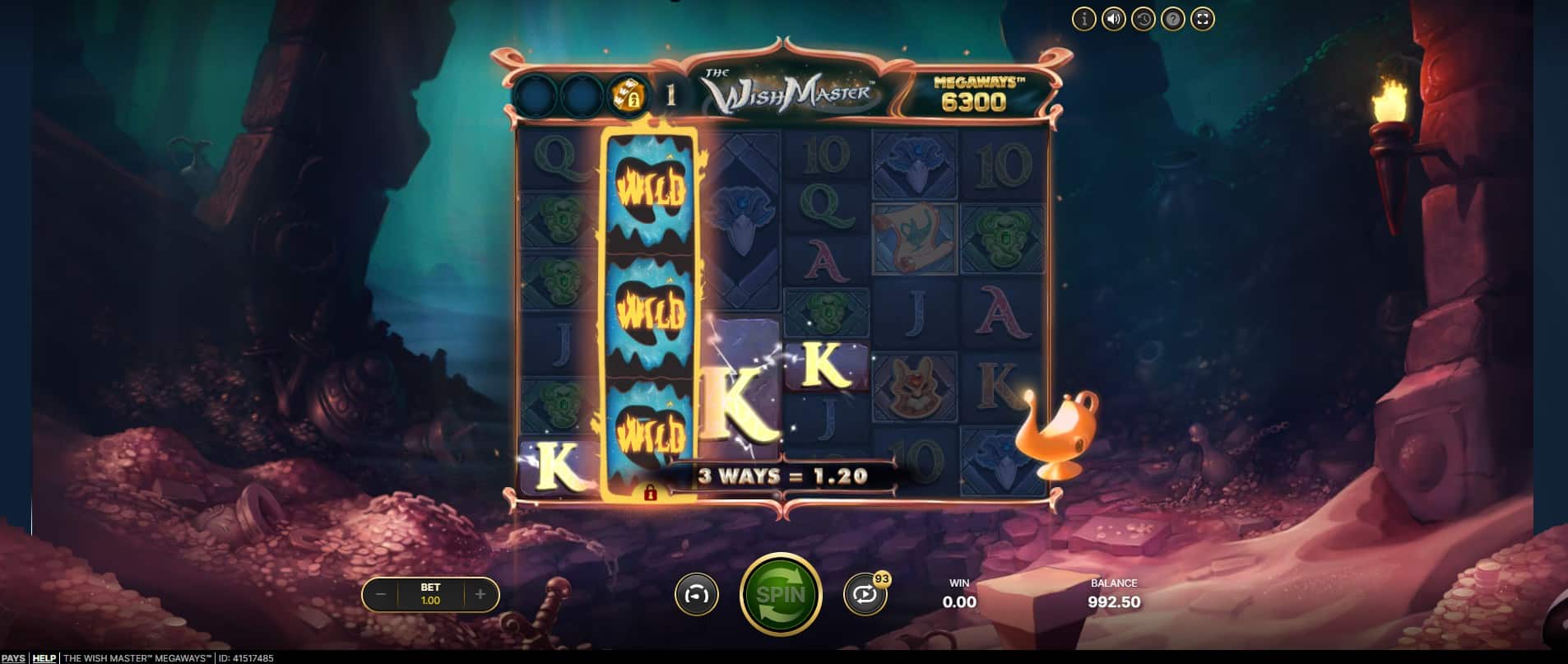 The Wish Master Megaways Slot