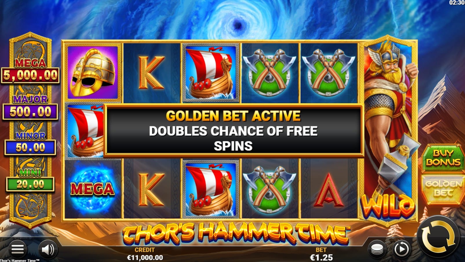 Thor’s Hammer Time Slot