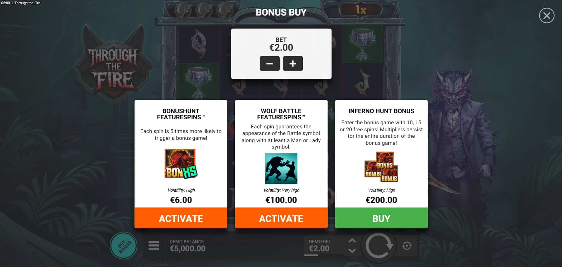 Through the Fire Slot