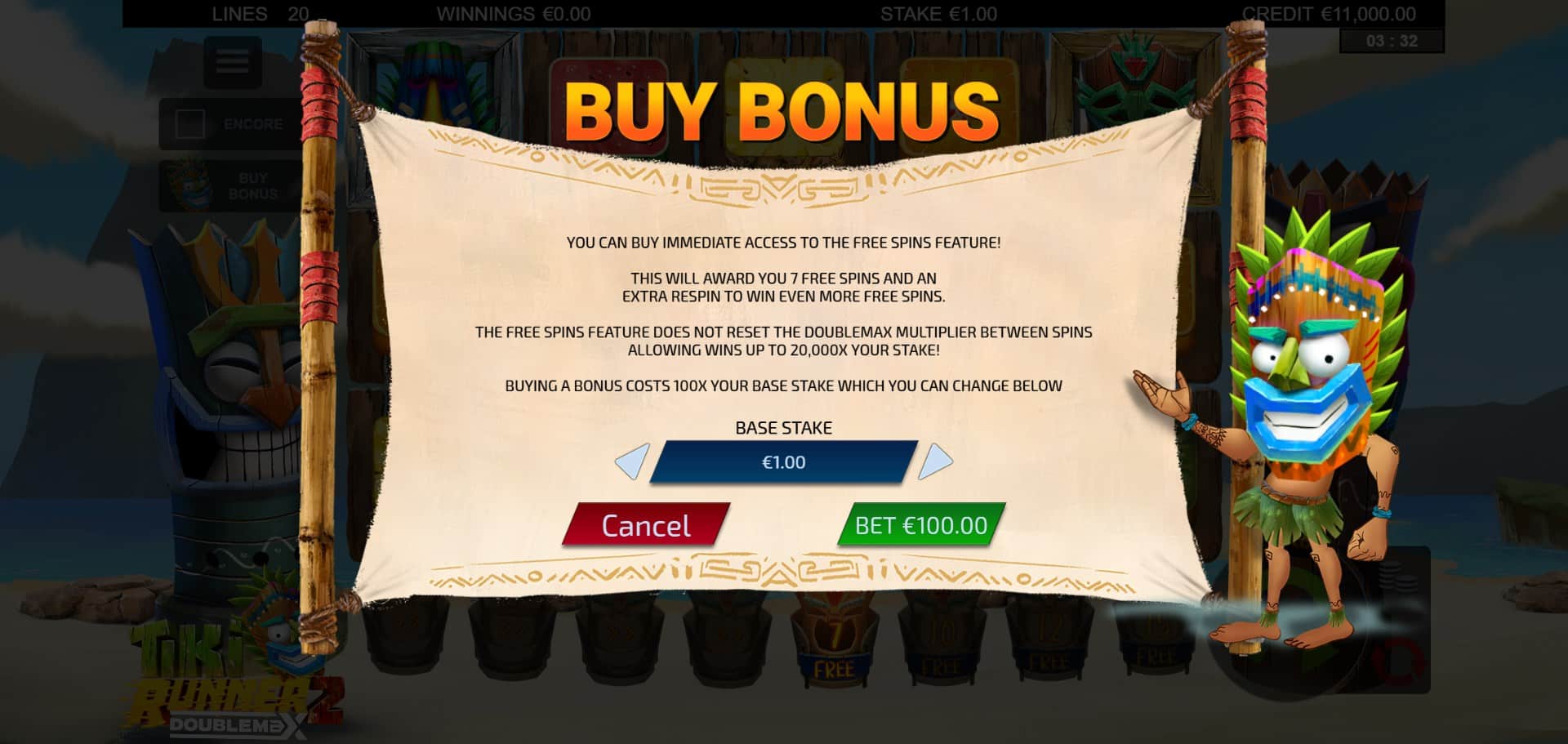 Tiki Runner 2 DoubleMax Slot