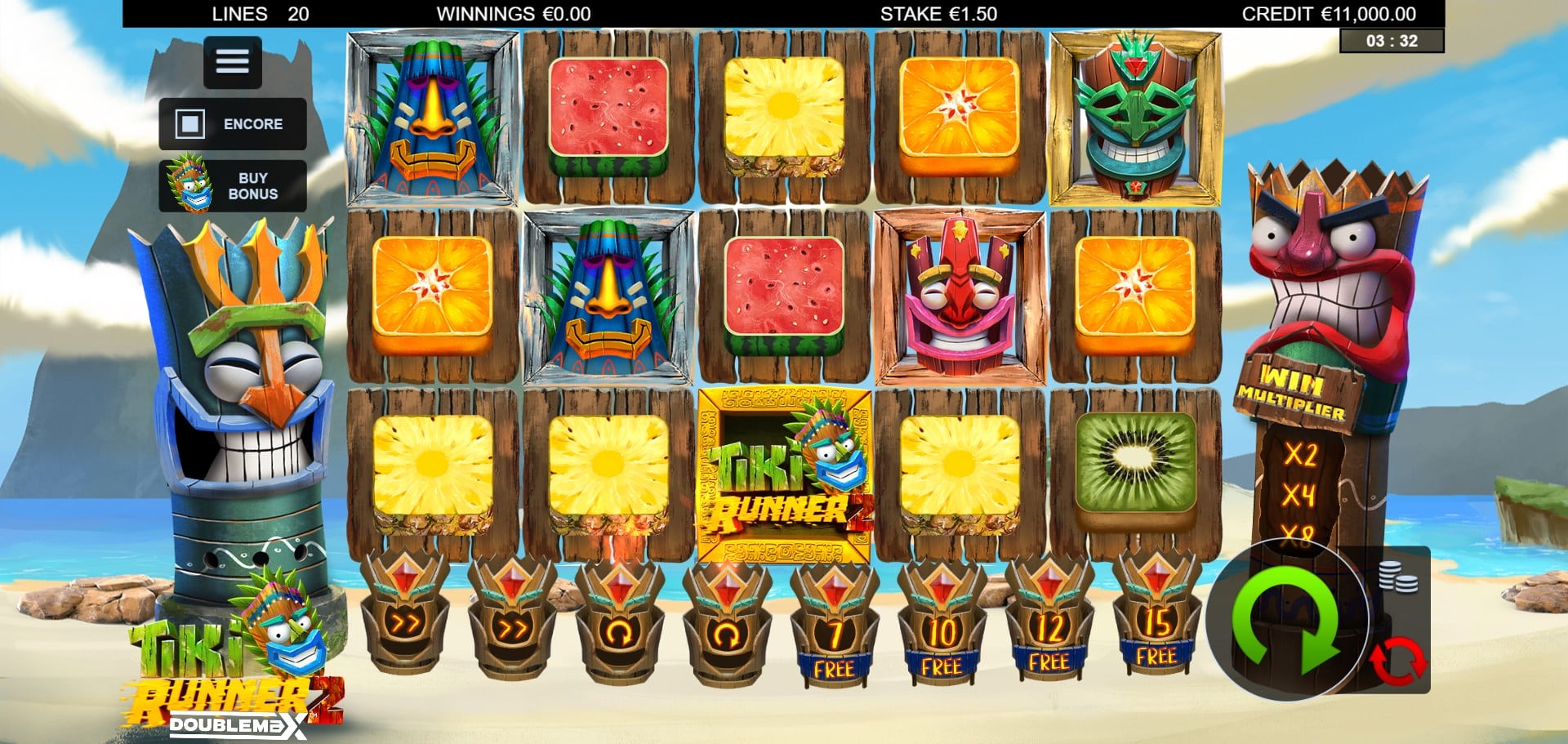 Tiki Runner 2 DoubleMax Slot