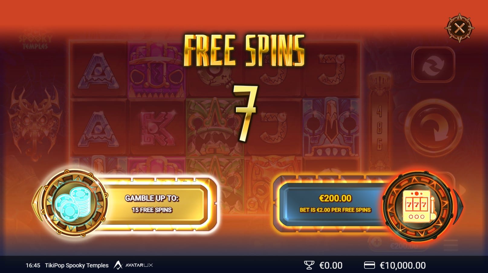 TikiPop Spooky Temples Slot