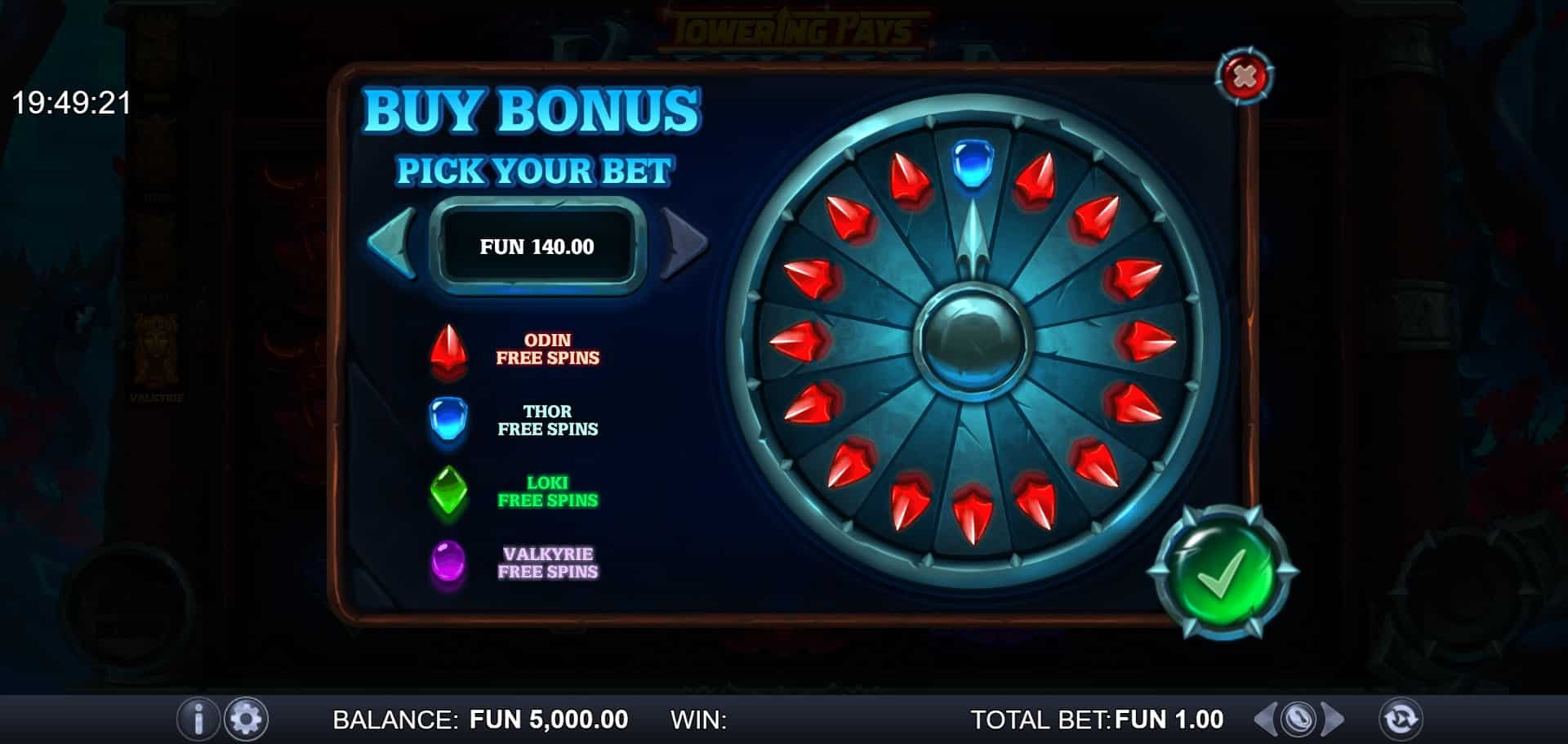 Towering Pays Valhalla Slot