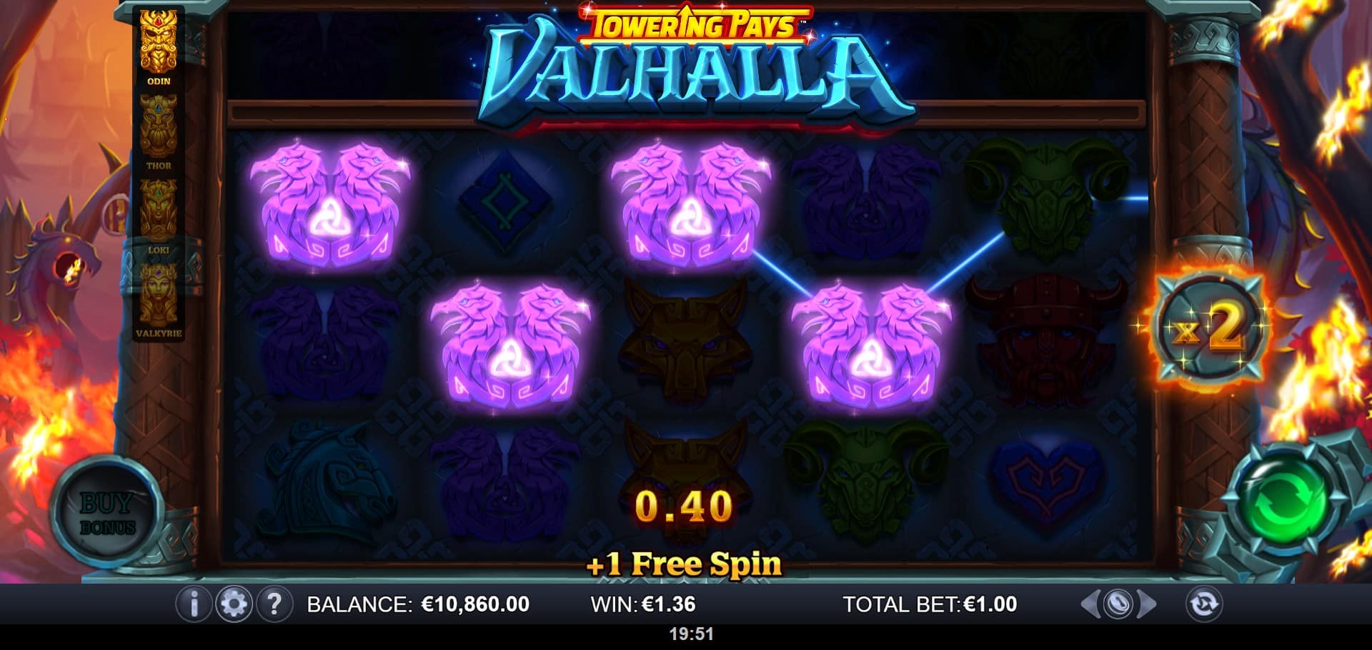 Towering Pays Valhalla Slot