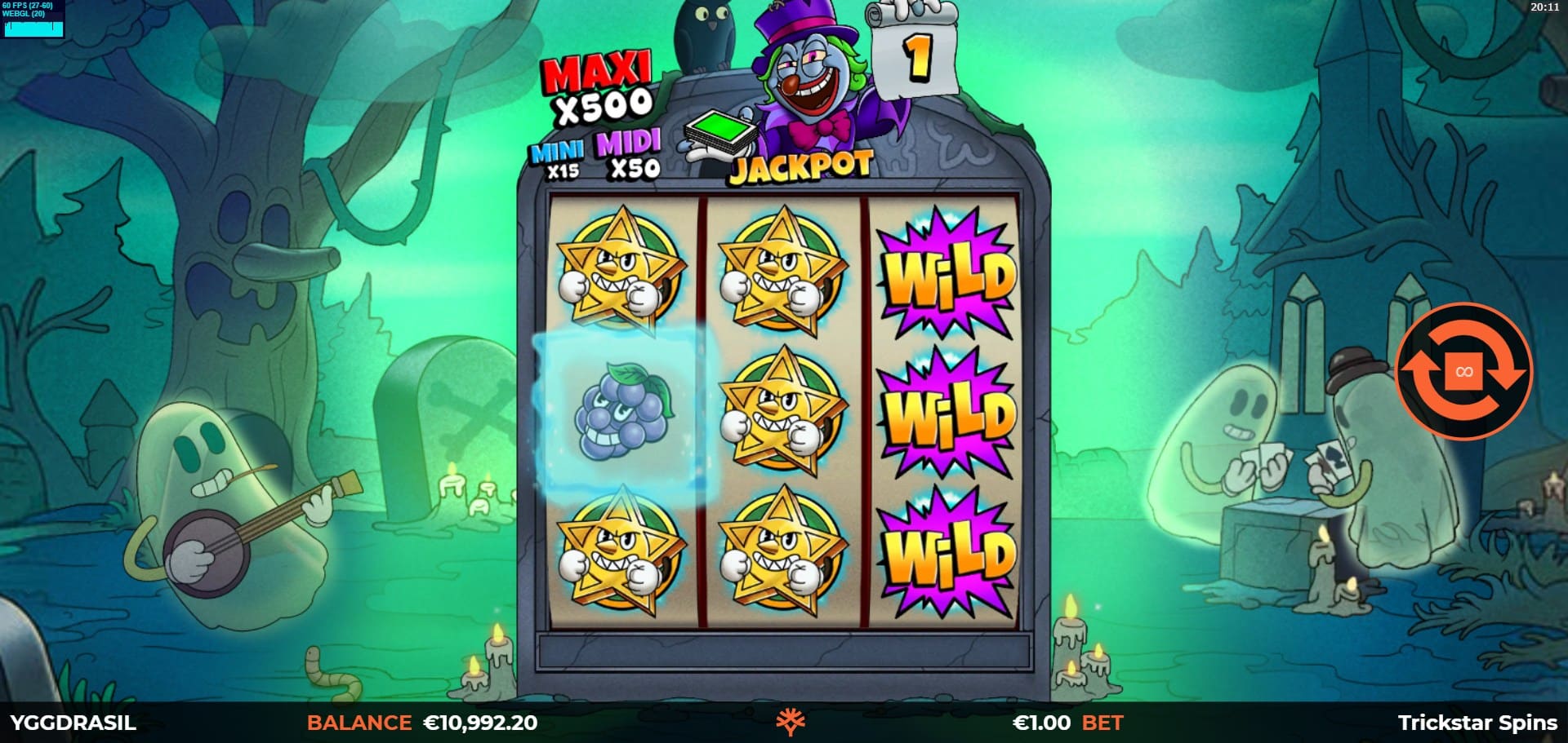 Trickstar Spins Slot