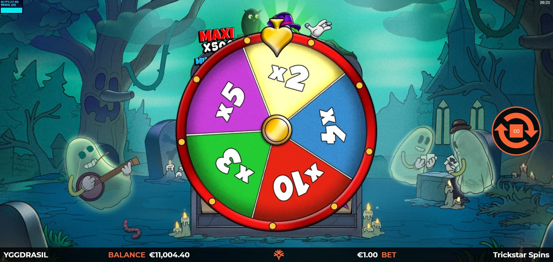 Trickstar Spins Slot