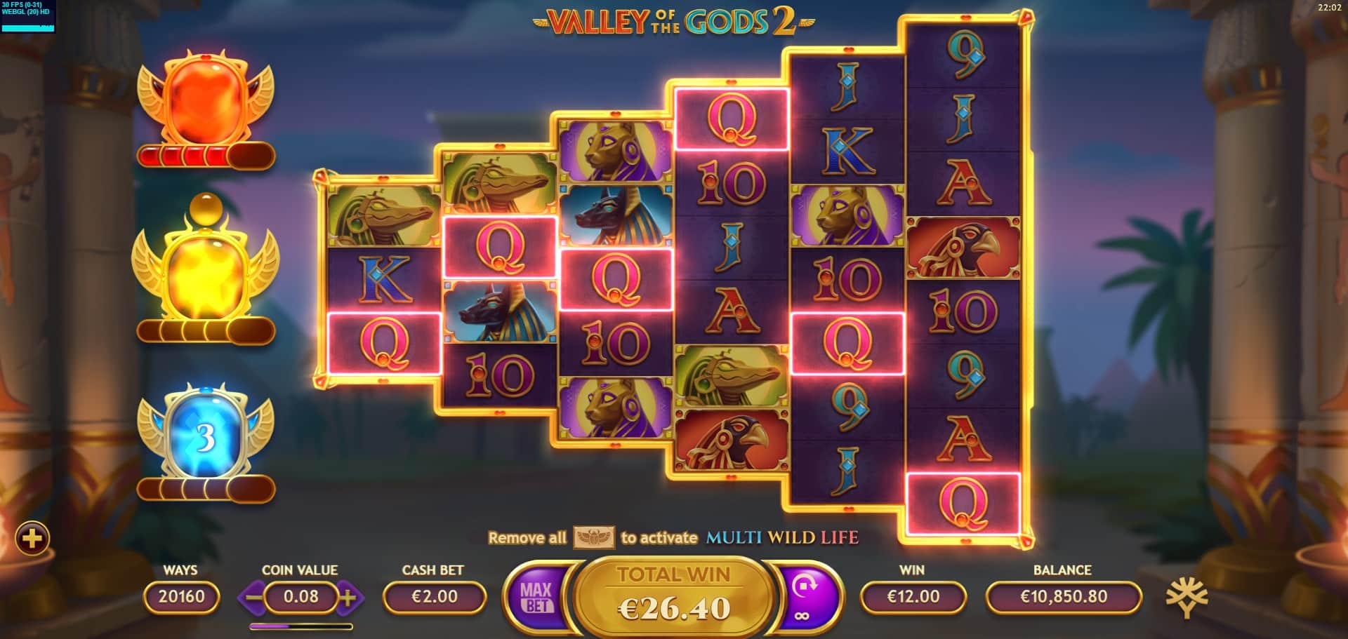 Valley of the Gods 2 Slot